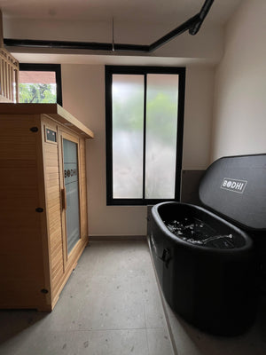 Nuestra bañera de hielo portátil de gama profesional. Diseñada para un uso intensivo en centros de alto rendimiento, gimnasios, equipos deportivos y personas que buscan la máxima calidad en su práctica de frío.