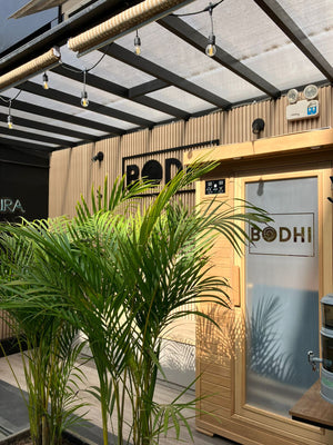 Disfruta de una relajación profunda, desintoxicación y alivio muscular en la comodidad de tu hogar con el BODHI SAUNA INFRARROJO.